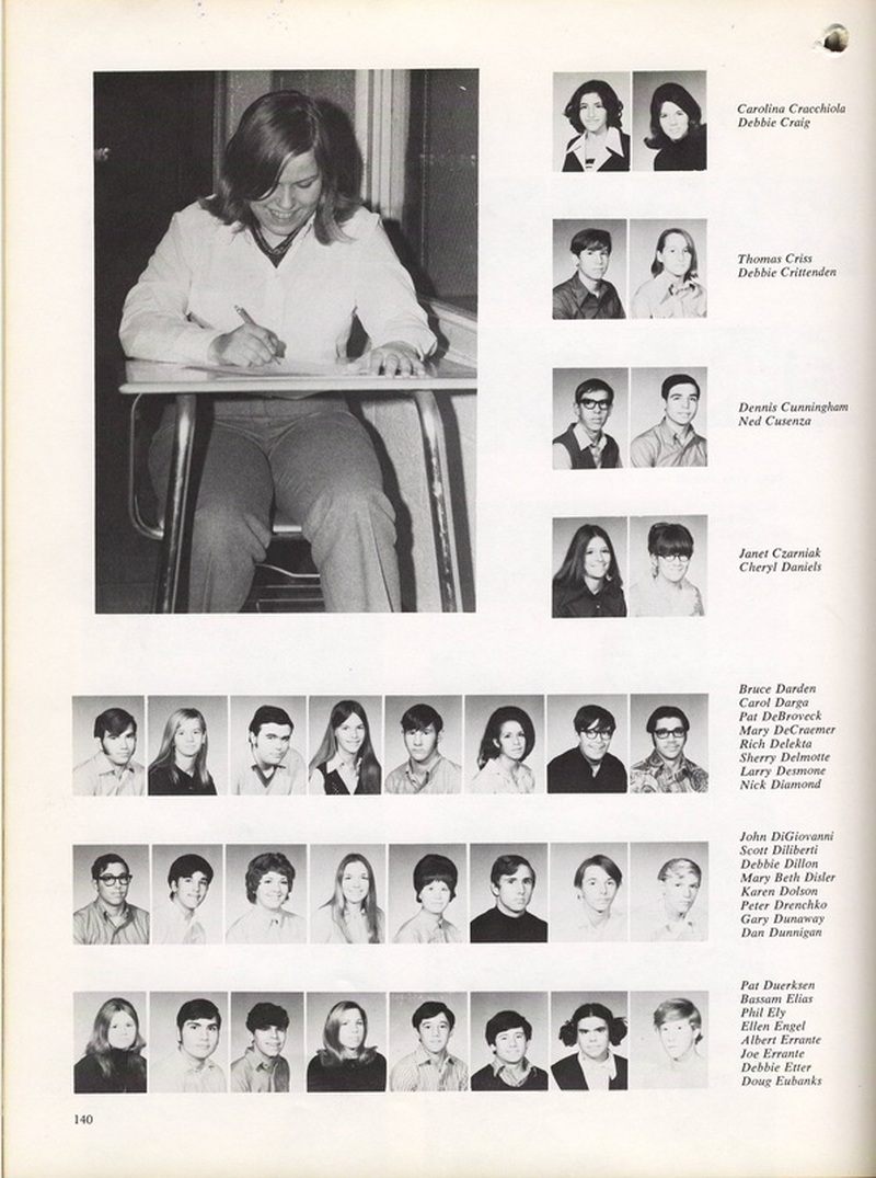 1971 Yearbook Sophomores Center Line High School Memories